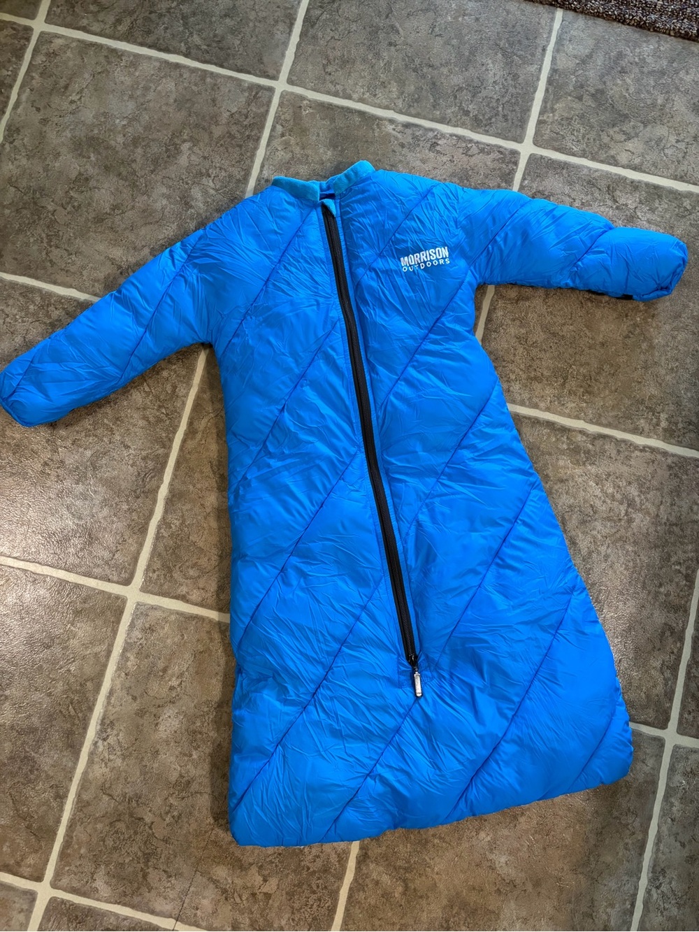 Morrison Outdoors Blue Infant Wearable Sleeping Bag 40 6-24 months EUC
